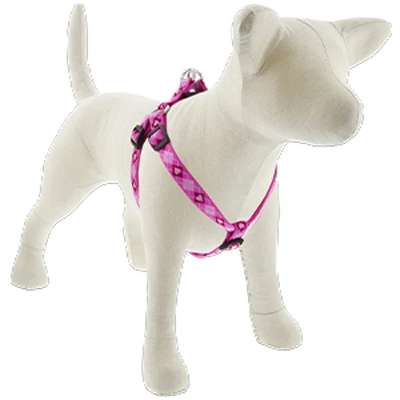 Step-In Dog Harness, Non-Restrictive, Puppy Love, 3/4 x 20 to 30-In.