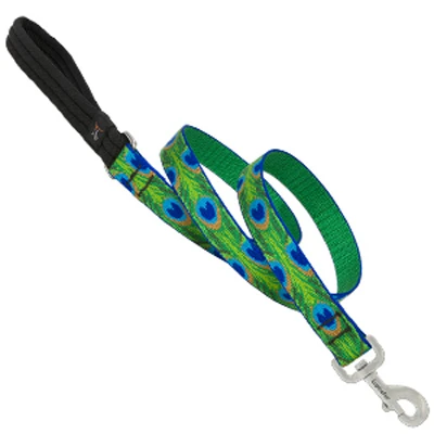 Dog Leash, Tail Feather Pattern, 1 In. x 6 Ft.