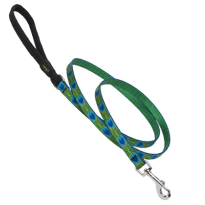 Dog Leash, Tail Feather Pattern, 1/2 In. x 6 Ft.