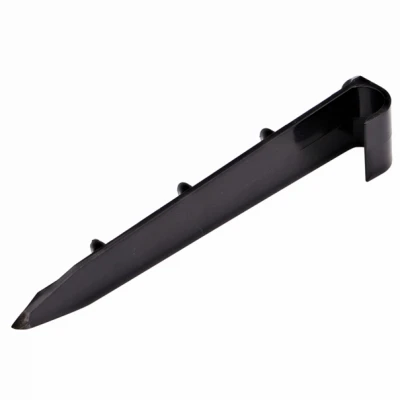 Universal Tubing Hold-Down Stake, Cleated Plastic, 6 in.