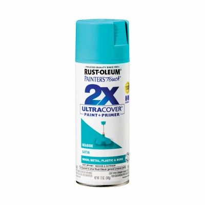 Painter's Touch 2x Ultra Cover 12 Oz. Satin Spray Paint, Seaside Color