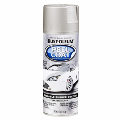 Custom Shop Automotive Spray Paint, Silver, 11 Ounce - Temporary Coating