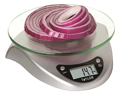 Digital Kitchen Scale, Silver, 6.6-Lb. Capacity