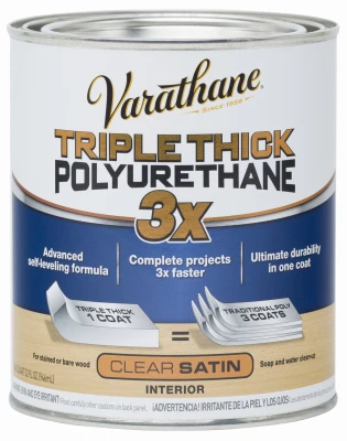 Triple Thick Polyurethane Wood Finish, Matte, Qt.