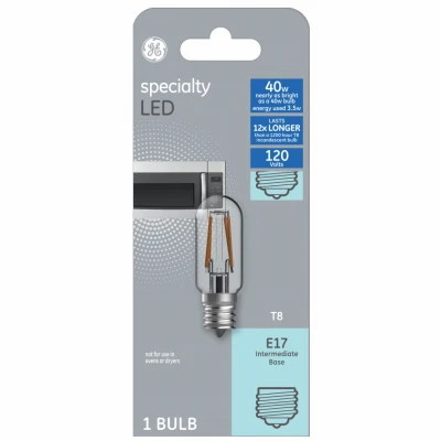 LED Light Bulb, T8, Warm White, Frosted, 350 Lumens, 3.5 Watt