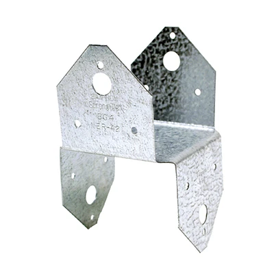 Post Cap Base, Galvanized Steel, 18 Gauge,