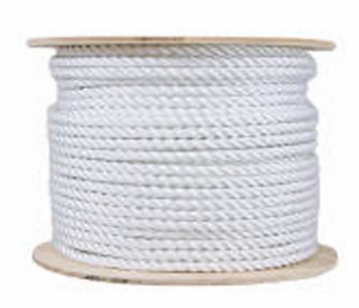 Rope, Twisted Cotton, Natural, 3/8 In.
