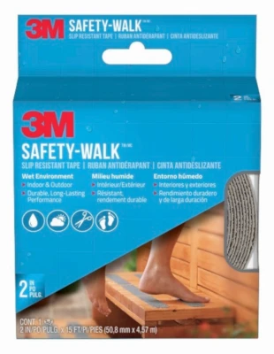 Anti-Slip Safety Tread, Gray, 2 x 180 In. Roll