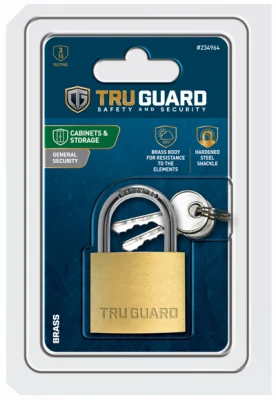 TG 1-9/16" BRS Padlock