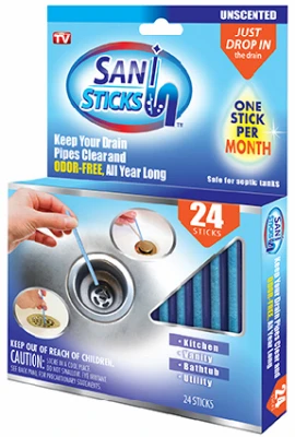 Drain Sani-Stick, No-Odor