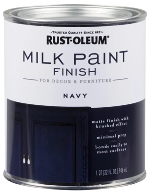 Milk Paint Finish, Navy, 30-oz.