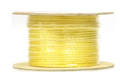 Polypropylene Rope, Braided, Yellow, 1/2 In.