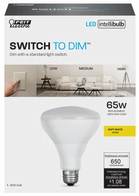LED IntelliBulb, Switch-to-Dim, 9.5-Watts, 800 Lumen