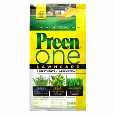 One Lawncare Weed Control, 18 Lbs., Covers 5,000-Sq. Ft.