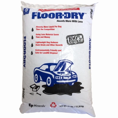 Liquid and Oil Cleaner Dry Absorbent, 25 Pounds
