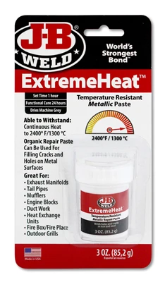 Extreme Heat Hi-Temp Resistantant Bonding Paste, 3-oz.