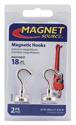 Magnetic Hook, #18, 2-Pk.