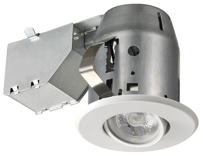 LED Recessed Lighting Kit, Dimmable, White Finish, 3-In.