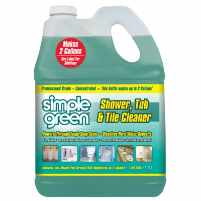 Professional Grade Shower Tub & Tile Cleaner, Gallon Concentrate