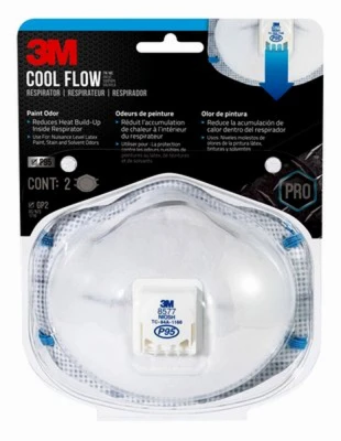 Paint Odor Valve Respirator, 2-Pk.