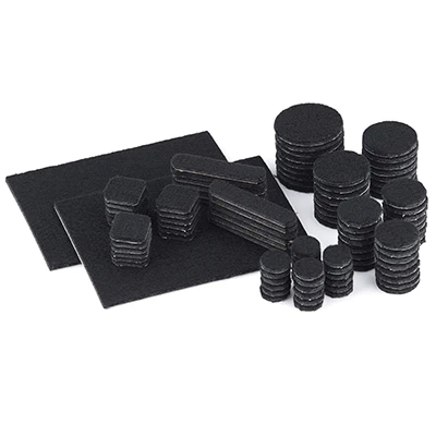 TG 105PK BLK Felt Pads