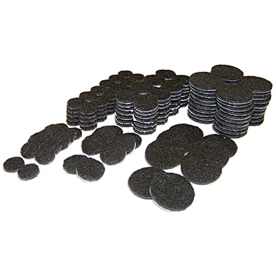 TG 184PK BLK Felt Pads