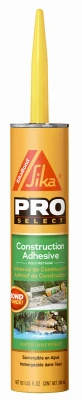 Pro Select Construction Adhesive, Gray, 10.1-oz.