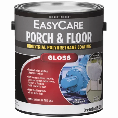 Porch & Floor Polyurethane Enamel, Interior/Exterior, Rich Brown Gloss, 1 Gallon