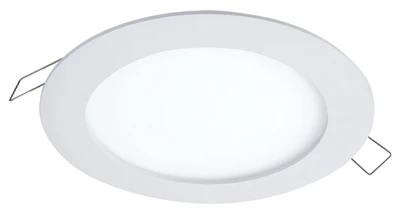 LED Retrofit Trim Kit Light Fixture, Direct-Mount, White, Round, 6-In.