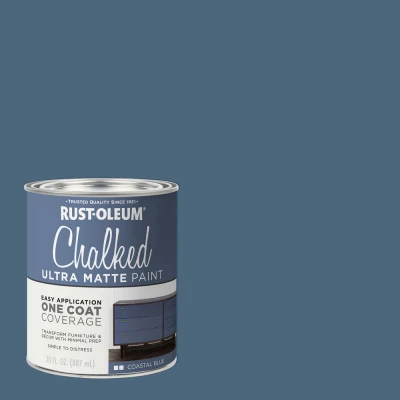 Chalked Ultra Matte Paint Coastal Blue 30 Ounce
