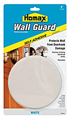 Wall Guard Peel & Stick Wall Patch, White, 3.25-In.