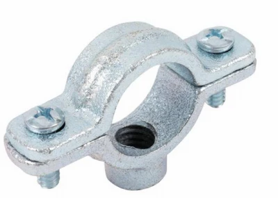 Split Ring Tubing Pipe Hanger, Galvanized, 1/2 In.