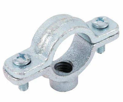 Split Ring Pipe Tubing Hanger, Galvanized, 2 In.