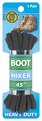 Hike Boot Laces, Black, 45 In., Pair