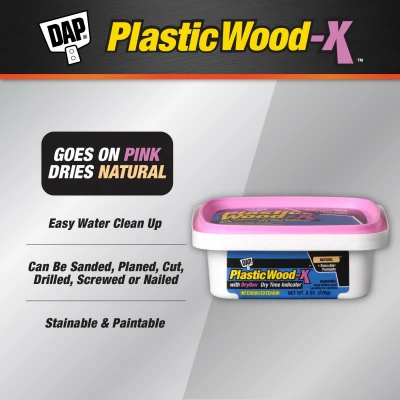 Plastic Wood-X Wood Filler Repair Kit for Wood Surface Restoration