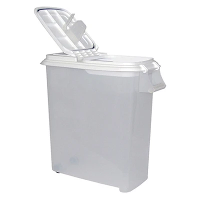 Roll-Away Pet Food Dispenser with 50 Quart Capacity
