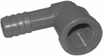 Poly Pipe Insert Elbow, 1/2 In. FPT