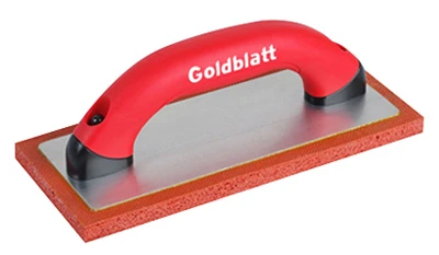 Rubber Float, Red Foam, 9 X 4 Inches For Concrete And Stucco