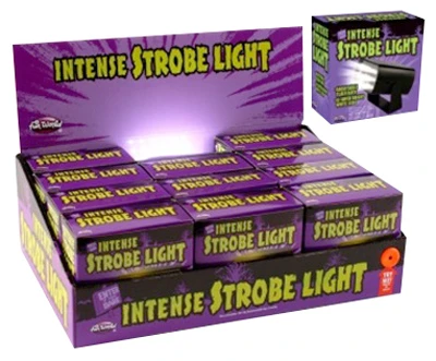 LED Strobe Light, Adjustable, Battery-Operated