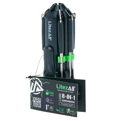 LED Flashlight + 7 Bit Screwdriver