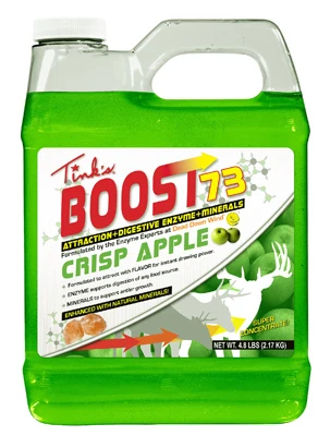 Boost 73 Deer Attractant, Apple Flavor, 80 Ounce Bottle For Hunting