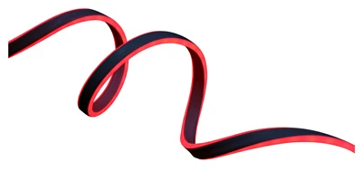 Neon Flex Rope Light, Red, 13-Ft.