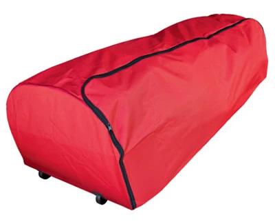 Christmas Tree Bag, Rolling, Red, 9 Ft.