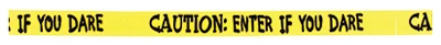 Halloween Caution Tape, Yellow, 50 Feet Long