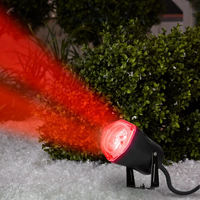 Christmas Light Show Red LED Spotlight Projection Light for Holiday Decoration