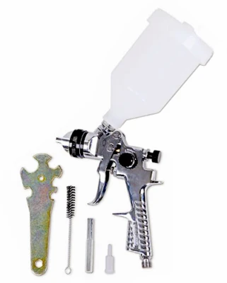 HVLP Spray Gun With Air Regulator, Gravity-Feed