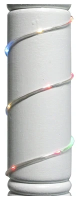 Battery Operated Multi Color LED Micro Dot Tube Light Set 15 Feet