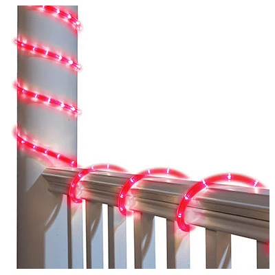 Led Rope Light Set, Red, 9-ft. With 70 Leds