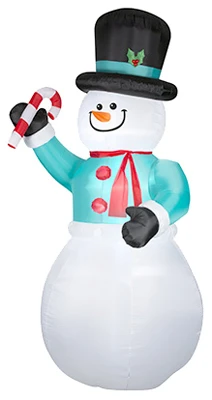 Christmas Inflatable Snowman, 12-Ft.