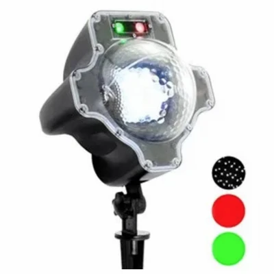 Snowfall LED Laser Light Outdoor Decorative Projector with Red and Green Lights